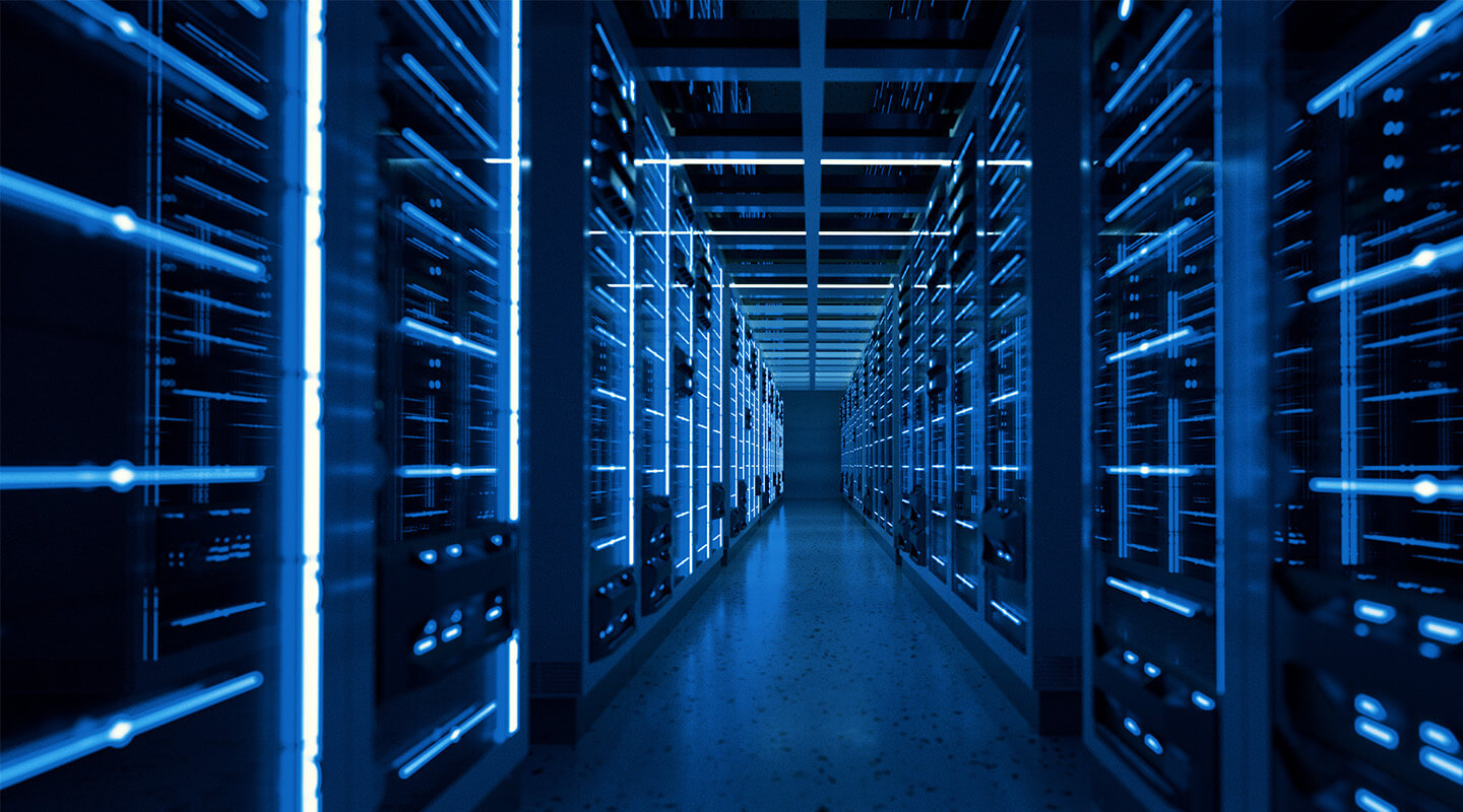 Serverraum Frankfurt